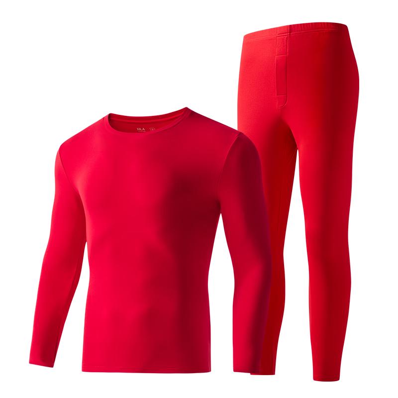 HLA Men's 250g Cotton Lycra Thermal Underwear Set