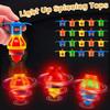 10Pcs Led Light Up Glitter Top Spin Toy - Perfect For Kids Birthday Party Favors, Easter Gift Fillers Classroom Prizes
