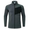 2024 Autumn/Winter Men's Long Zipper Sports Jacket - Stand Collar, Outdoor Fitness & Casual Running Wear