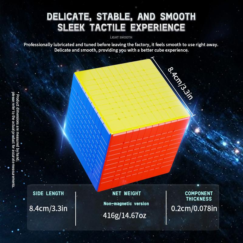 SENGSO 6x6x6 7x7x7 8x8x8 10x10x10 11x11x11 Würfel Speed Cube Puzzle - Professioneller Wettbewerb Hochgradiger Würfel Lernspielzeug