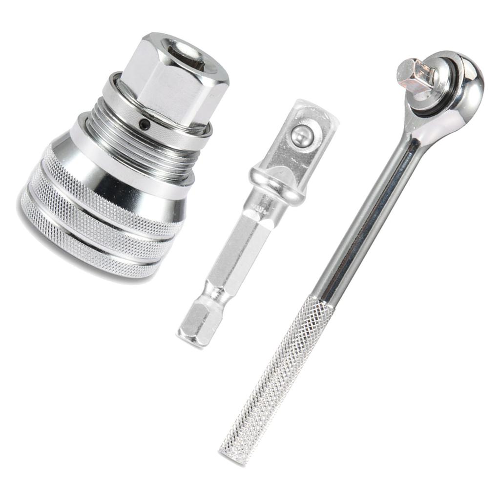 Universal Socket Wrench Set 10?19mm 38 Adapter Adjustable Socket Spanner Tool for Automobile