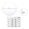 4/6/8/10 Inch Round Cake Board 3pcs/Set Acrylic Cake Disc For Cake Trimming Circle Clear Perspex Sheeting Acrylic Plate