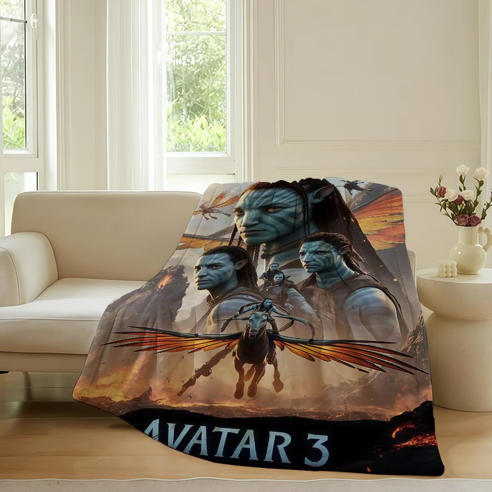 Fantasy-Film A-avatarS Decke für Sofa Büro Bett Flugzeug Reisen Schlafen Lesen Entspannen Camping Weich und Warm
