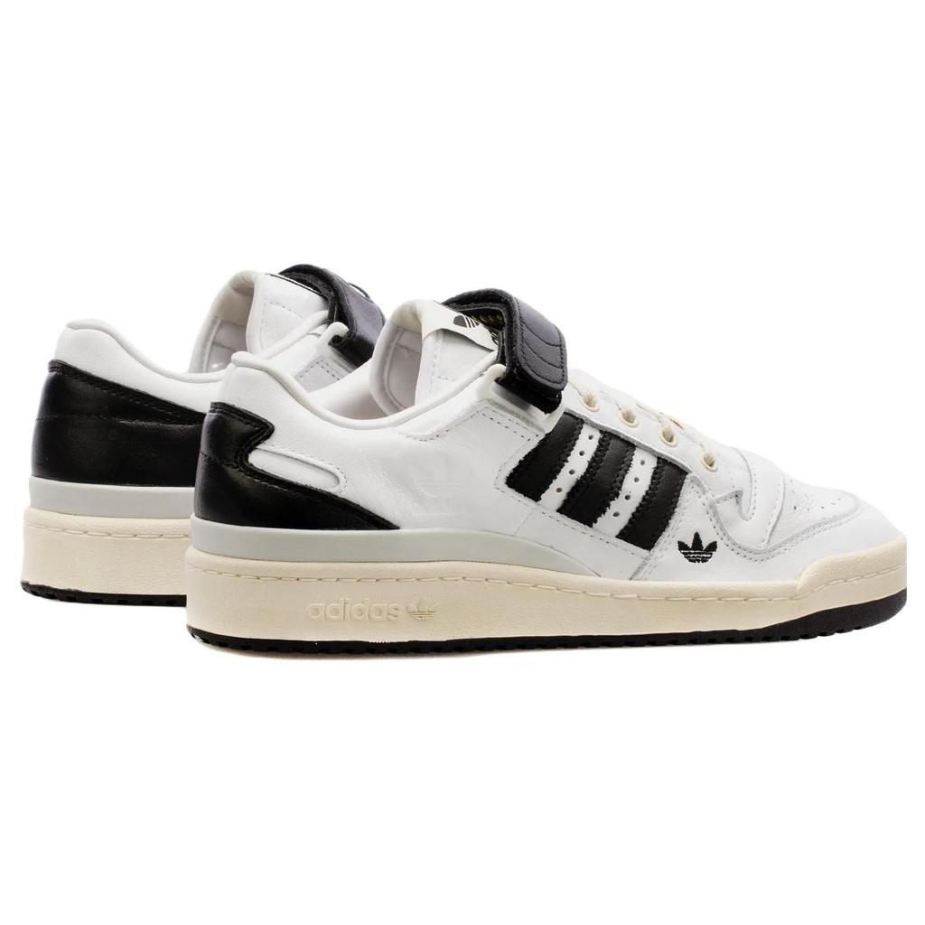 Shoe Palace x Adidas Originals FORUM Low Leather Low top Skateboard Shoes Unisex White Black GV9024