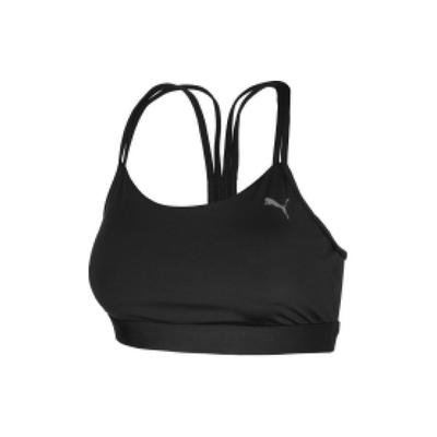 4keeps Ultrabare Sujetador de Tirantes Color Sólido Entrenamiento Alto Soporte Sujetador Deportivo Ropa Interior para Mujer Negro 524866-01