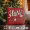 Home Decor Christmas-Themed Cute Pillow Covers Suitable For Sofa Bedroom Car Pillow Cover Cushion Rectangular Back Cushion