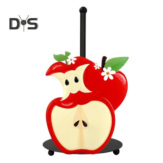 

Держатель для бумажных полотенец, стойка для салфеток с утяжеленным основанием, простая установка, держатель для рулонной бумаги, аксессуары для декора кухонной столешницы Apple