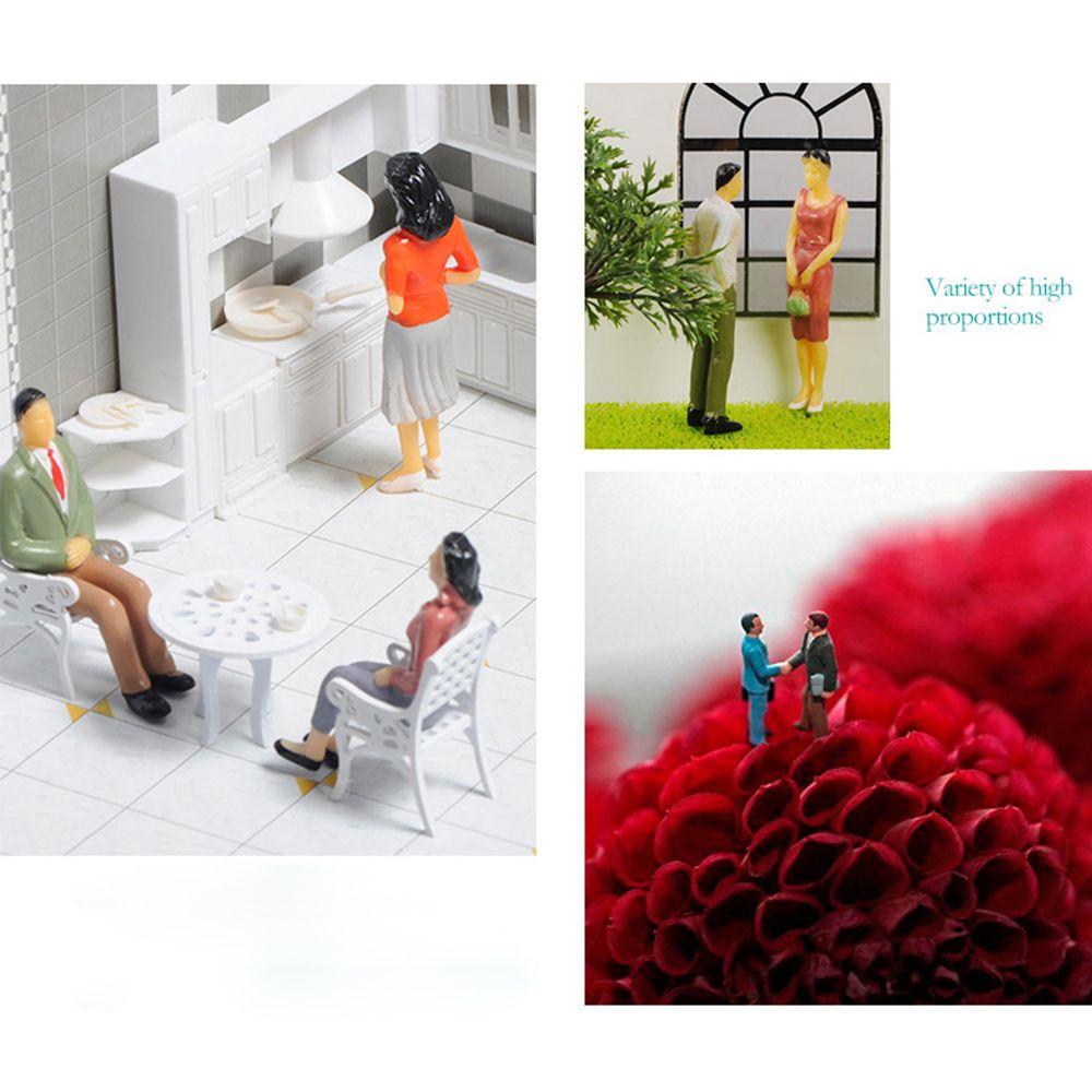 Scale DIY Mixed Color Pose Scale Model Character Model People Figures Plastic People