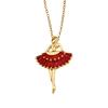 Necklace, Ballet Girl, Elegant and Beautiful Style, Necklace with Design Sense, Collar Chain, Neck Chain Accessory