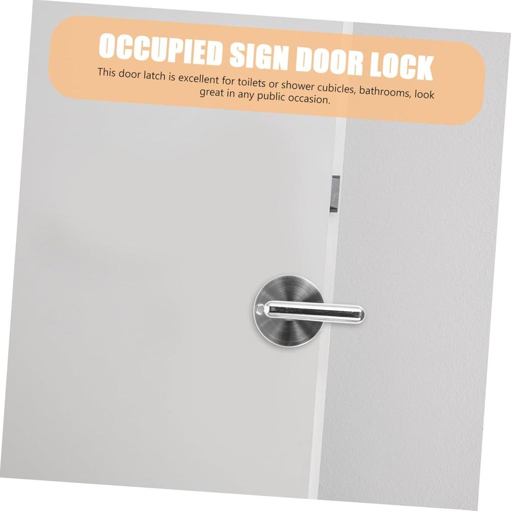 Bathroom Indicator Lock Privacy Handle Lock Shower Door Latch Green Red Occupied Sign Door Lock Bathroom Bolt Lock Privacy Indicator Lock Door Locks
