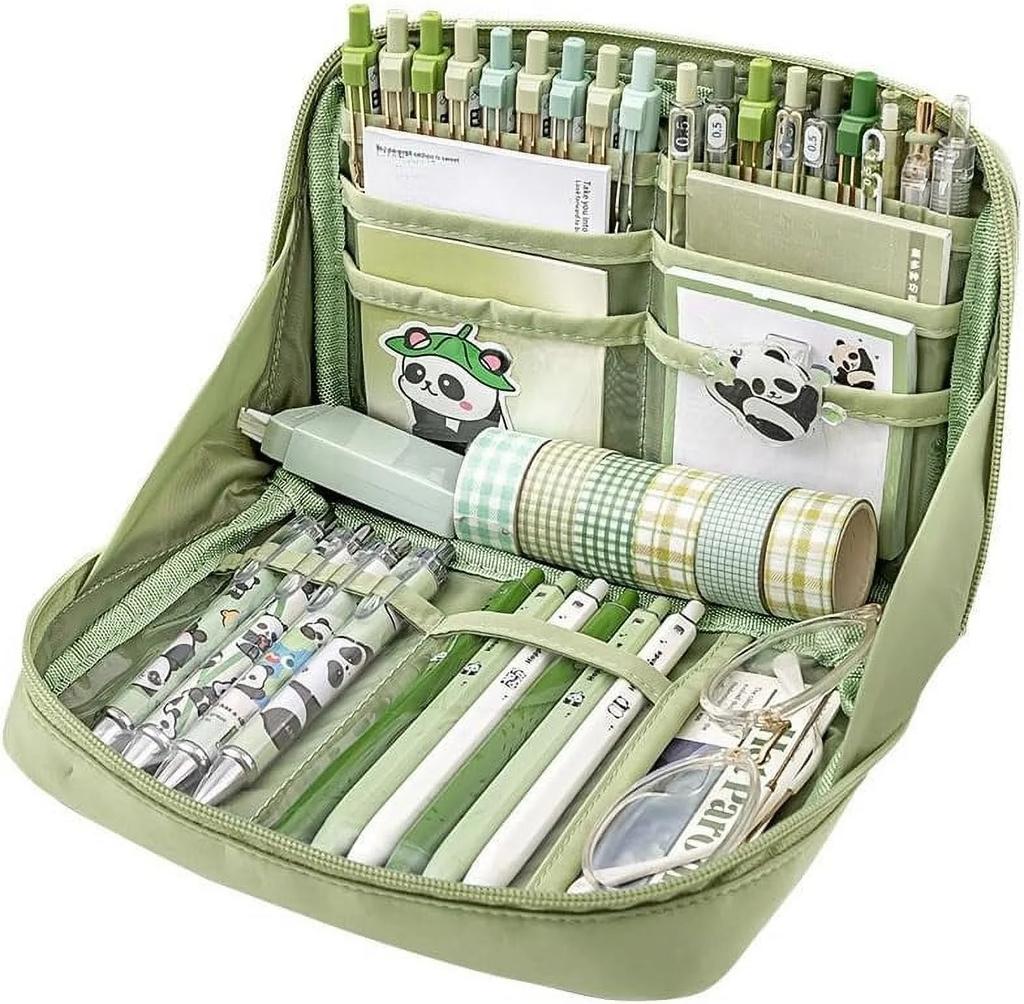 Kawaii Cute Pencil Case - Large Capacity Canvas Pencil Case