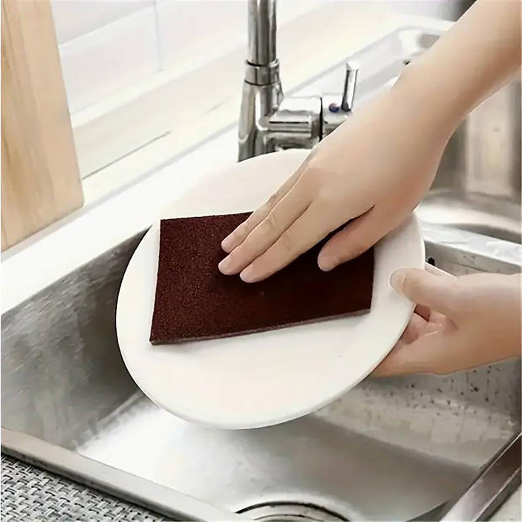 Emery Sponge Cleaning Kitchen Cleaning Supplies Dish Washing Pot Brush Derusting Grinding Sponge Block Household Cleaning Brush
