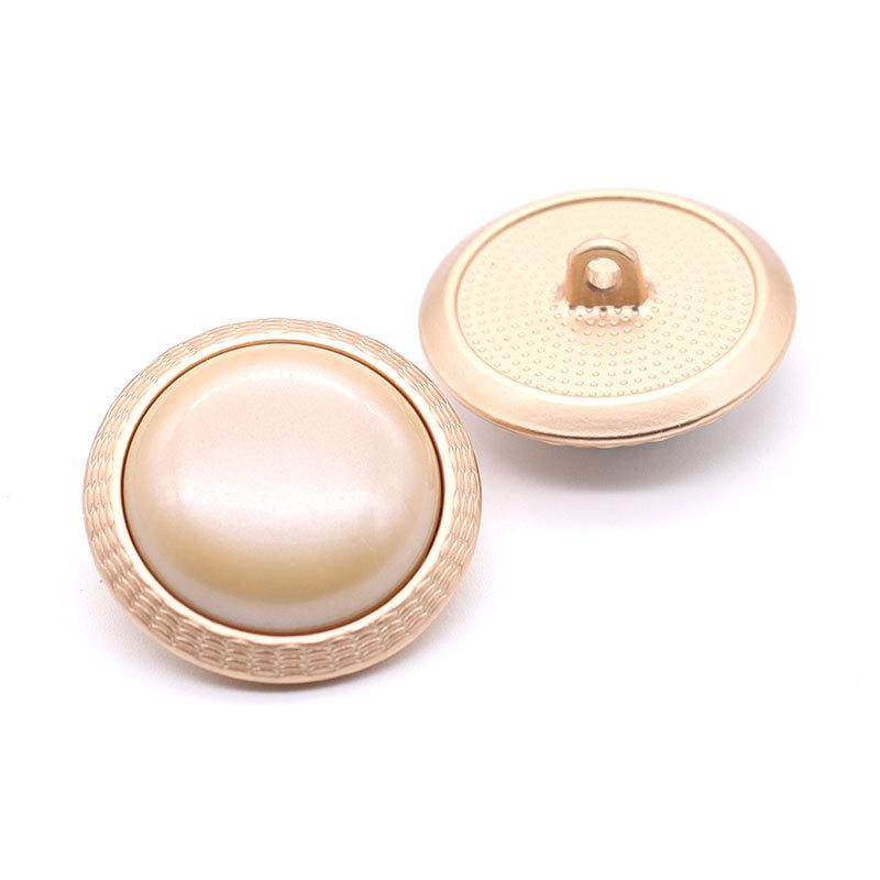 Runde Metallmantelknöpfe, Kleidung Jacke Pullover Perlenknöpfe, Vielseitiges Herren- und Damenzubehör