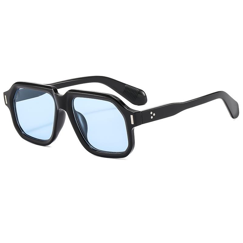  Oversized Women Sunglasses Vintage Gradient Black Blue Mirror Shades UV400 Men Fashion Sun Glasses