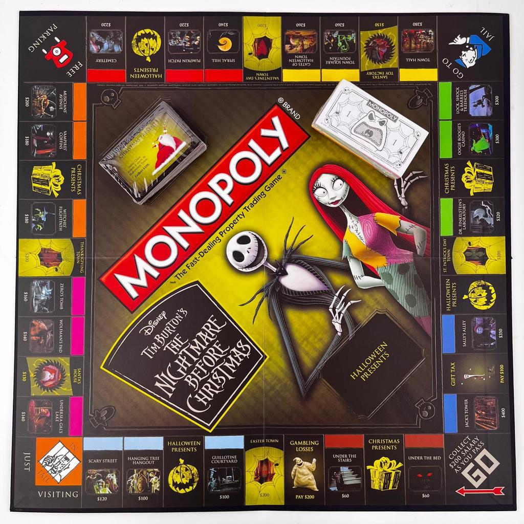 Monopoly Crossover: Dragon Ball, Game of Thrones, One Piece, Godzilla Christmas Edition Board Game