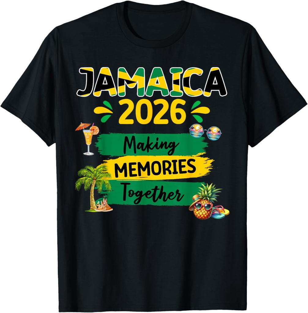 Jamaica 2026 Making Memories Family Trip Summer Together T-Shirt