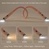 Rechargeable Adjustable Neck Reading Light - 3 Light Modes, 1pc, Ideal for Bedside, Office & Home Use, Perfect Gift for Men & Women Readers
