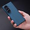 Carbon Fiber Case for Samsung Galaxy Z Fold 8 Ultra 7 MagSafe Wireless Charging with Tempered Film Screen Protection Shockproof Cover Phone Bumpers