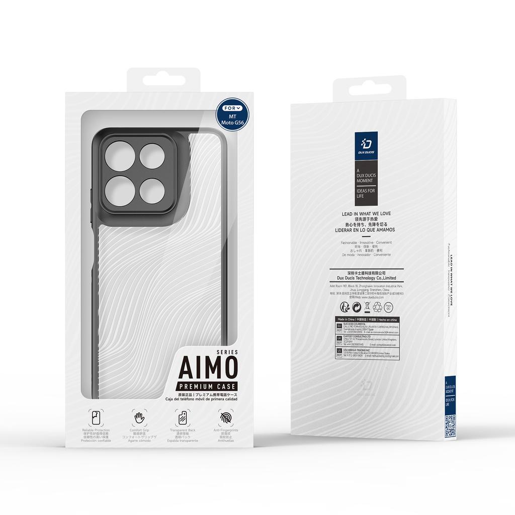 For Motorola Moto G56 5G Case DUX DUCIS Aimo Series TPU+PC Matte Drop-proof Phone Cover (REACH Certification)