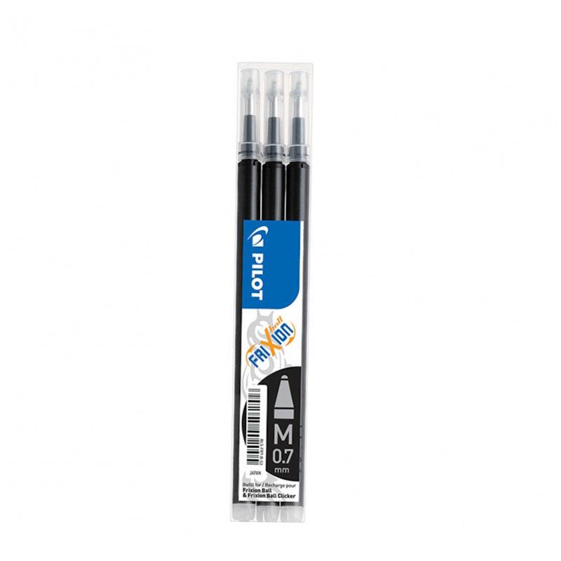 Ballpoint pen refill. Frixion 0.7 mm. Black