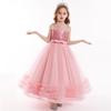 Baby Girls Flower Princess Lace Ball Gown Party Long Dress For Brithday Wedding Teenager Kids Christmas Dresses Children Clothes
