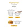 Water Boiler Folding Electric Cooker Pot Collapsible Multifunction  Electric Cooker  Camping