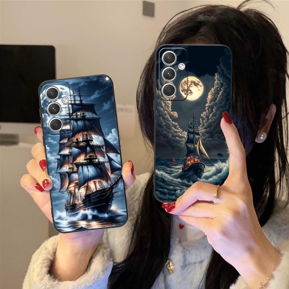 Pirate Corsair Mobile Phone Case for Samsung Galaxy S26 S25 S24 S23 S22 S21 S20 Note20 Plus FE Ultra Colorful Cover Cover Pretty