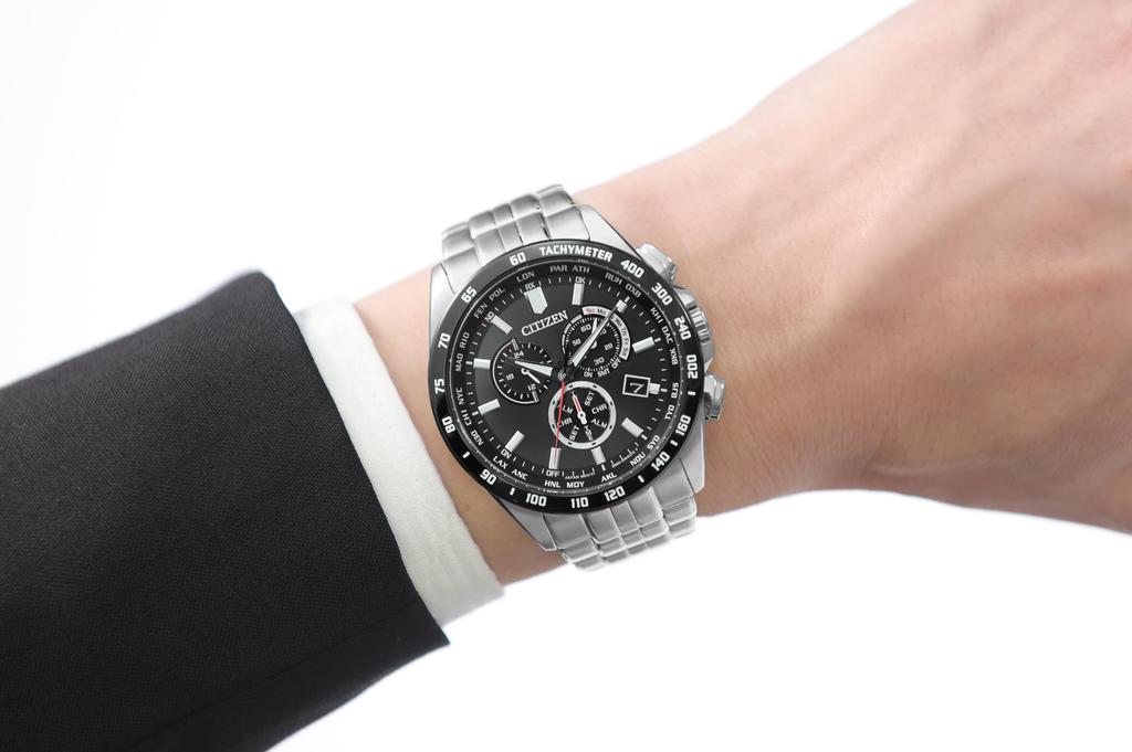 Citizen Collection Watch Direct Flight Chronograph Silver [Citizen] Eco-Drive Radio-Controlled CB5874-90E Men's