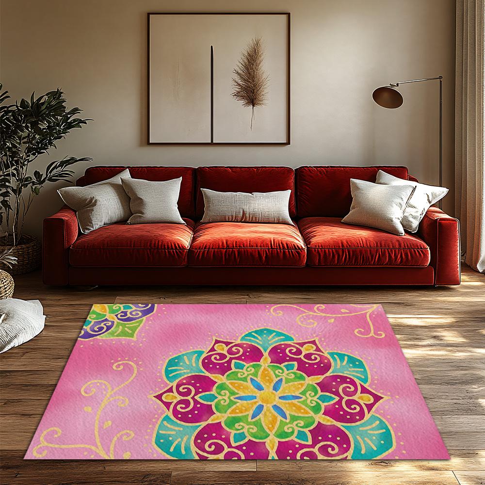 Cute Pink Rug Non-Slip Doormat Washable Floor Mat Home Decor Living Room Bedroom Entrance Mats Soft Cozy Area Rugs Indoor Outdoo