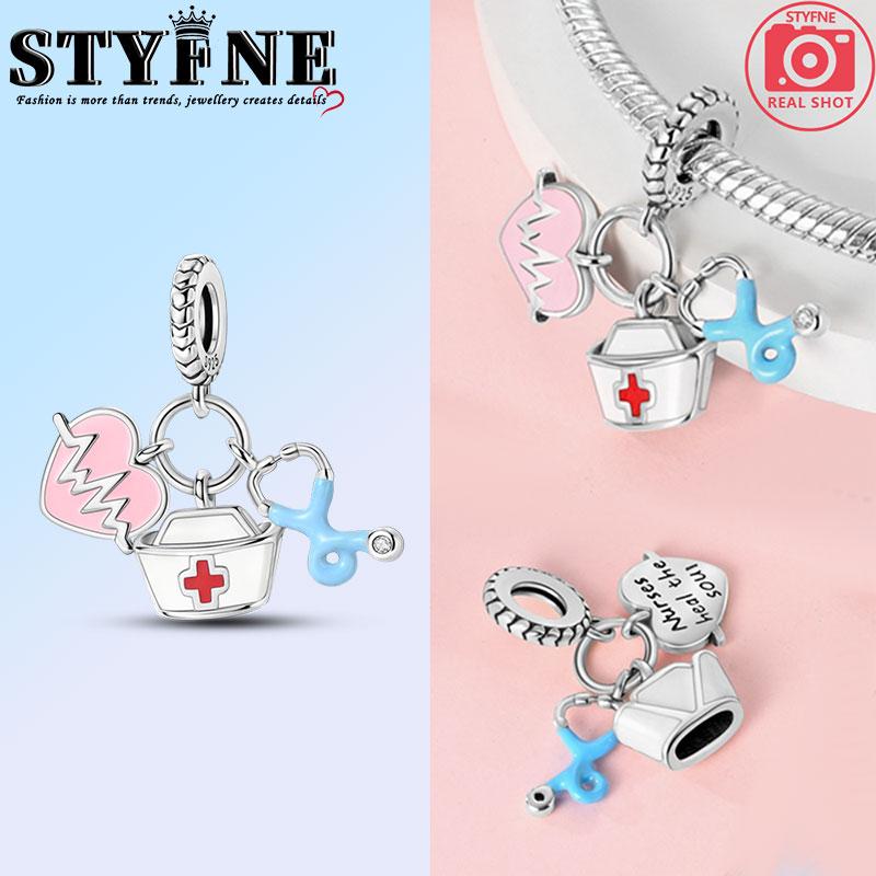 Exquisite Fashion Copper Color Santa Claus Christmas Tree Elk Deer Charms Beads Fit Original Bracelets Diy Christmas Jewelry