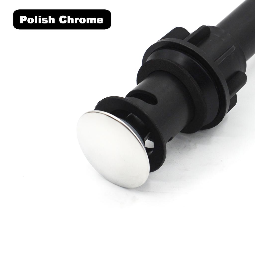 Bathroom Sink Drain Stopper with Overflow Fit Lavatory Vanity Sink Pop Up Drain Assembly By RUITHOE