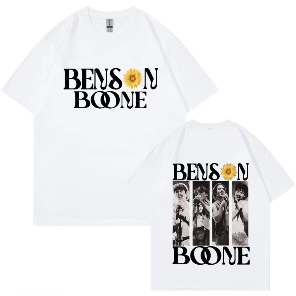 Benson Boone American Heart Tour Gothic Graphic Humor T-Shirts Men Women Tshirt Cotton High Quality Cozy Casual Top