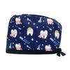 Turban Scrub Caps for Beauty Salon Comfortable Doctor Nurse Surgeon Hat for Hospital Staff Printed Working Hat for Bakery