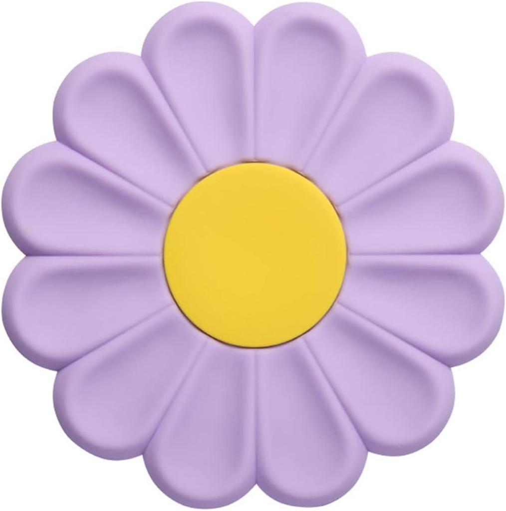 Daisy Flower Heat Insulation Mat Simple and Durable Cute Japanese Silicone Placemat Ins Coaster Anti-scalding Pot Mat