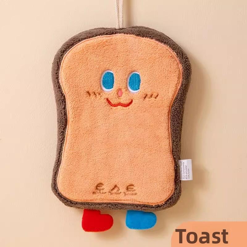 

Cute Hand Towel Kitchen Hanging Toilet Absorbent Three-layer Thick Cloth Household Children Handkerchief