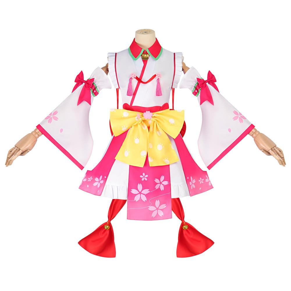 Youtuber Cosplay Costume Breathable Polyester Parties Girl Role Clothing Play