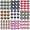 10 Pcs/lot Wholesale Embroidery Patch Iron On Patches For Clothing Patches On Clothes Jackets Decor Applique Sew Supplies