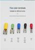 CJH FDD2 Series Female Pre-insulated Sheet Pin Terminal Block (6.3/4.8)
