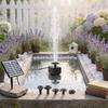Garden Fountain With Solar Power For Outdoor Decor And Water Features