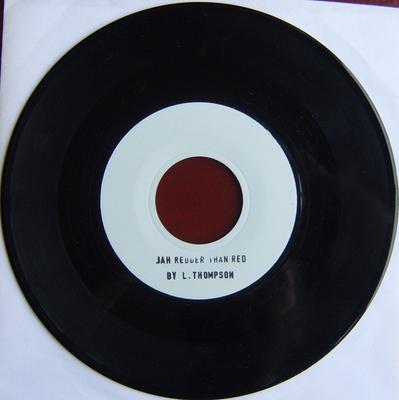 7-Zoll Schallplatte LINVAL THOMPSON - Jah Redder Than Red KEINE Nicht auf dem Label UK Reggae, Ska & Dub Gebraucht