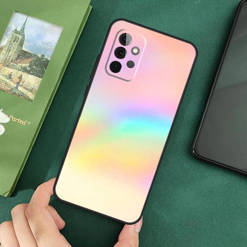 Holographic Iridescence Case For Samsung Galaxy A54 A12 A22 A32 A52 A72 A52S A14 A70 A51 A71 A33 A53 A73 Cover