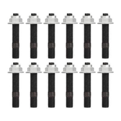 Gorgeri Exhaust Stud Kit, Exhaust Manifold Stud Nut Set 1HZ 1HDT 4. Fits 70 75 80100 Series 9017910128