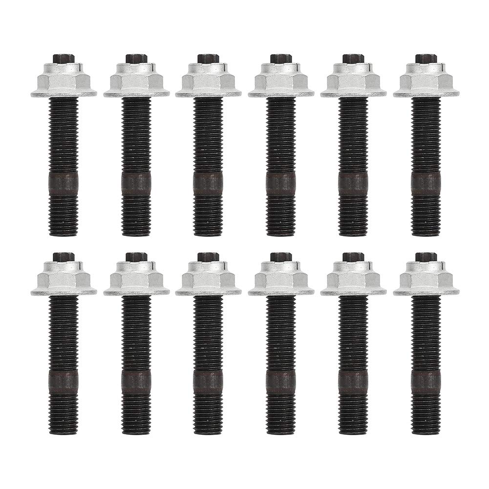 Gorgeri Exhaust Stud Kit, Exhaust Manifold Stud Nut Set 1HZ 1HDT 4. Fits 70 75 80100 Series 9017910128