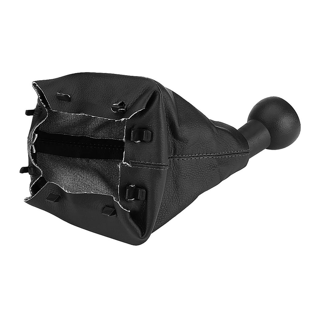 5 Speed Gear Shift Stick Knob Dust proof Cover Gaiter Boot Leather for Peugeot 207 307 406