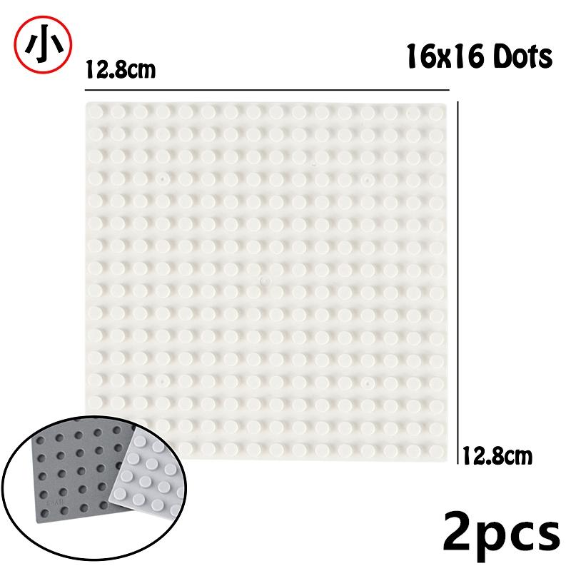 32*32 16x16 Dots Brick Baseplate City Street Road Base Plate Wall Construction 32x16 Building Block Compatible Kid Toys Leduo