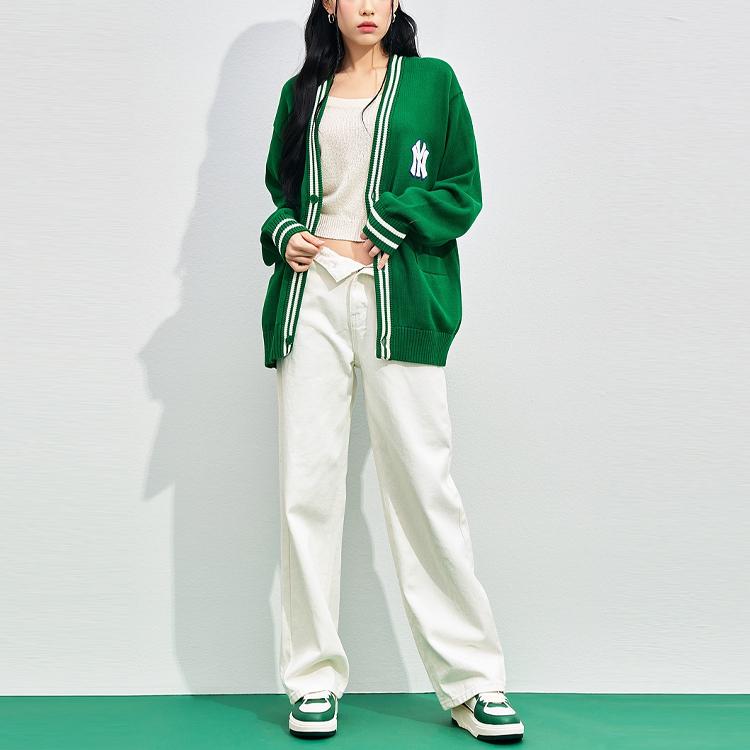 New MLB New York Yankees Knitwear Unisex Green 3AKCV0131-50GNP