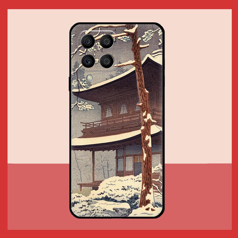 Ukiyo-e Japanese Art Case For Samsung Galaxy M31 M21 M13 M33 M53 M15 M35 M55 M16 M36 M56 M12 M32 M52 M14 M34 M54