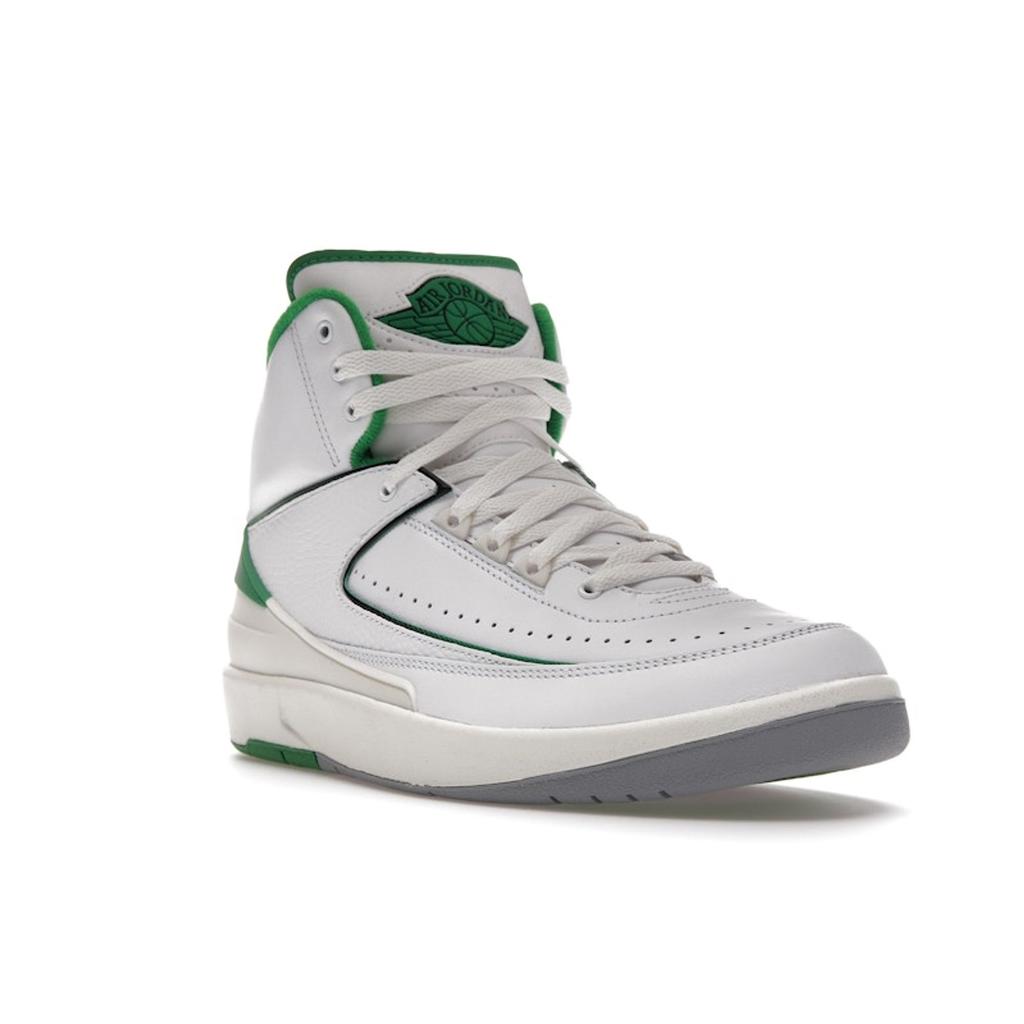Air Jordan 2 Retro Lucky Green Men Sneakers White Sail Light-Steel-Grey DR8884-103