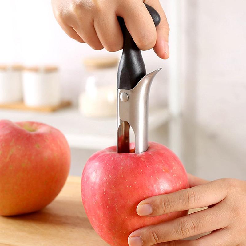 Premium Apple Corer Stainless Steel Apple Pears Core Remover Tool Fruit Cutter Seeder Slicer Knife Kitchen Vegetable Tools