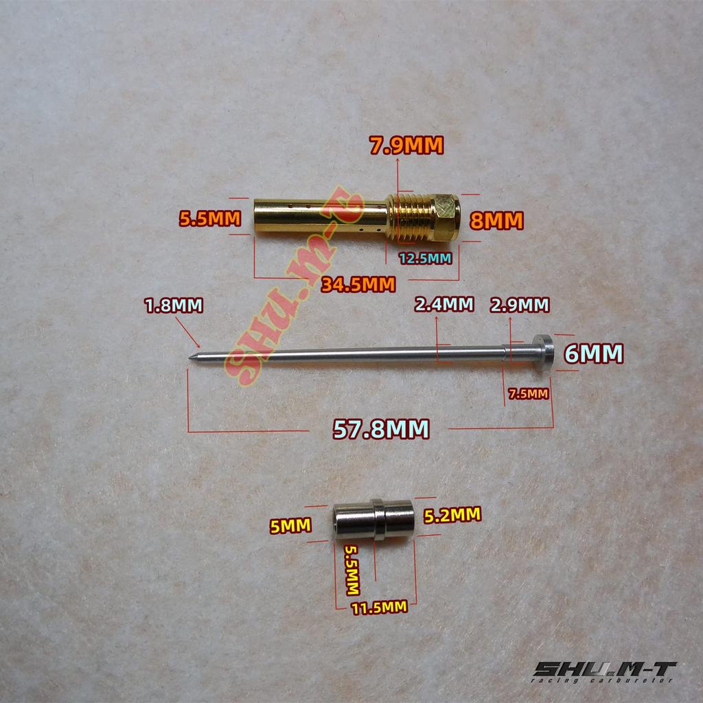 SHU.M-T Compatible with Kawasaki 250TR (TR250) Single Cylinder Motorcycle Carburetor Repair Kit, Plunger Diaphragm Assembly Included